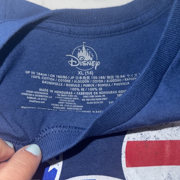 Disney Kids Mickey American Flag Tee - Picture 2 of 3